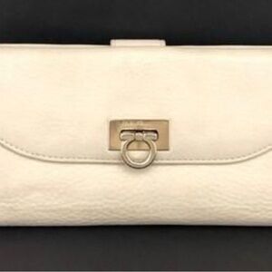 Authentic Salvator Ferragamo Gancini Continental Wallet- made in Italy
